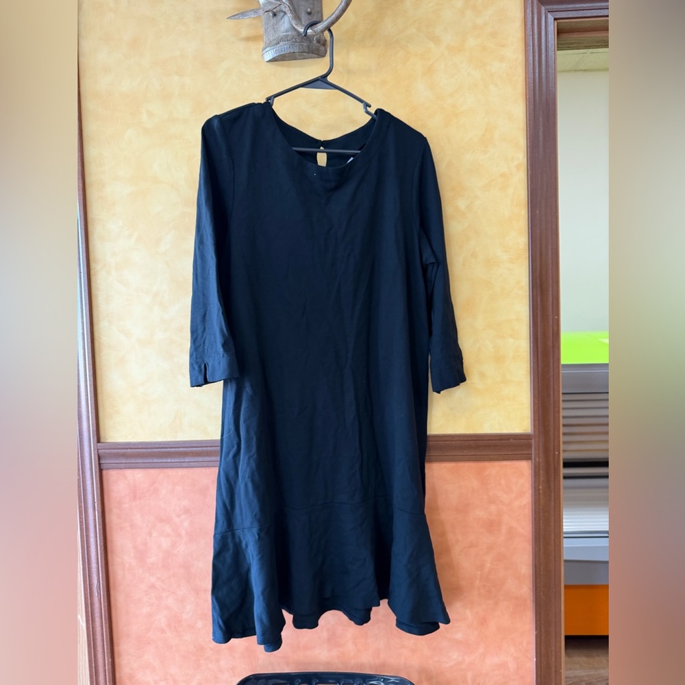 J. Jill Black Ponte Dress